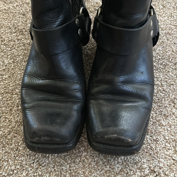 Pirelli black leather moto boots - size 8 - Picture 7 of 7